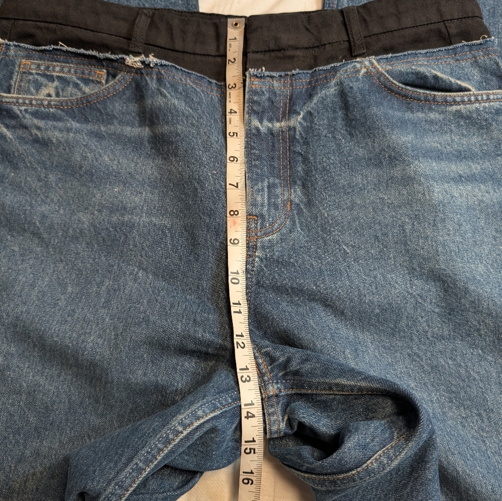 Reformation Cary Tailored High Rise Slouchy Wide Leg Jeans Size 31 - Picture 11 of 17